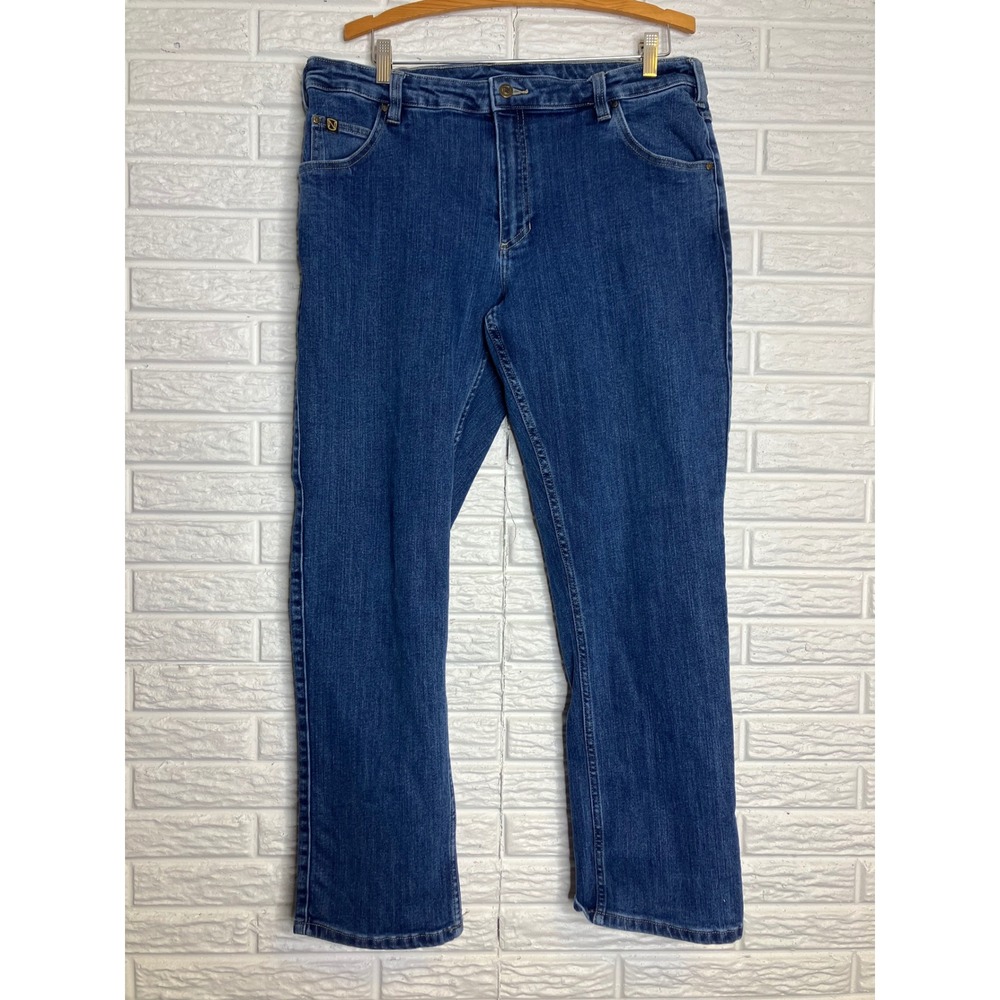 Noble Outfitters Jeans Mens 38x32‎ Blue Excellent Straight Leg Work Denim